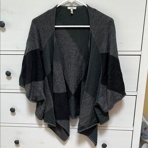 Joie Charcoal, green, and Black Knit Cardigan